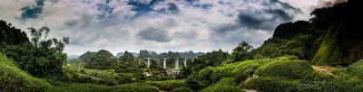 《广西三叠峰风光》