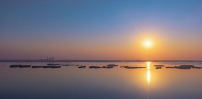 《运河夕阳》