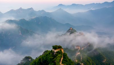 记忆长城春色