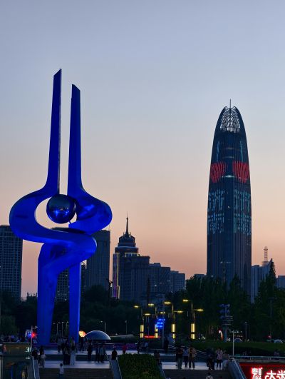 泉城广场夜景