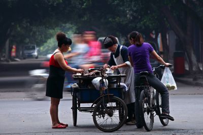 早晨的路口