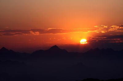百望山暮色