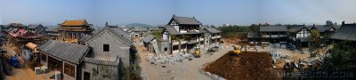 初露芳容的济南园博园新建筑群1