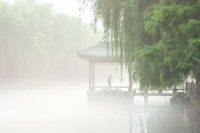 济南新八景作品投稿：环城河夏雾