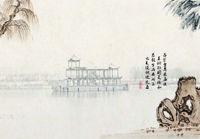 雪中南湖