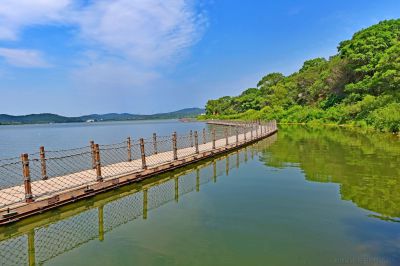 风景秀丽秀水湖