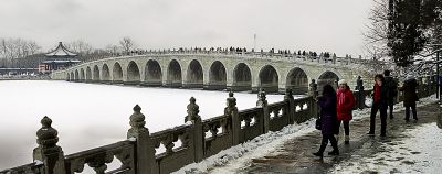 下雪了颐和园