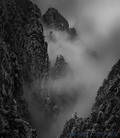 冬天  黄山