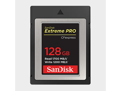 闪迪（SanDisk）128GB CFexpress Type B存储卡 微单高速影像 内存卡 读速1700MB/s 写