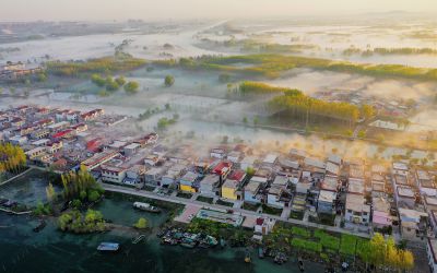 运河雾岸