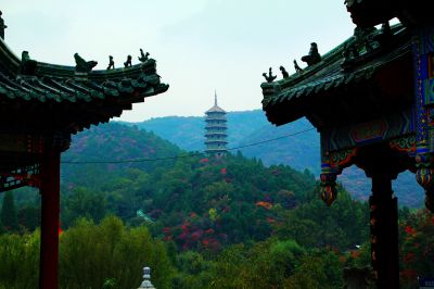 红叶谷风光
