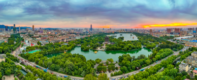 大明湖全景