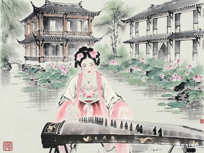 荷畔筝曲