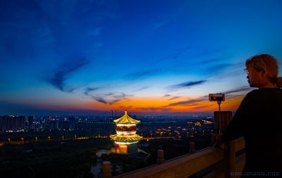金凤阁晚霞
