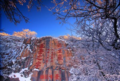 泰山冬韵