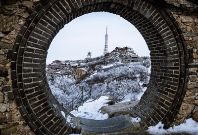玉皇顶雪霁