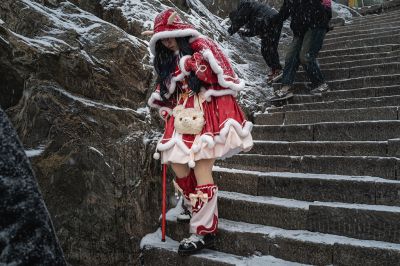 雪中佳人