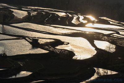 《夕照老鹰嘴》