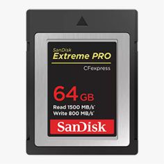闪迪原厂 64GB CFexpress Type B 存储卡 读速1500MB/s 写速800MB/s