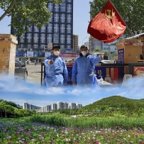 在党旗下站岗