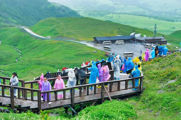 登长白山看天池