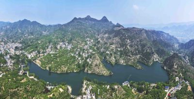 黄巢水库全景图